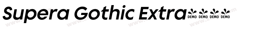 Supera Gothic Extra字体转换